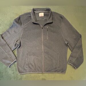 Ocean Coast Men's Gray Full-Zip Sweater, Size: XL. (6305)